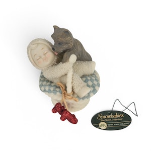 VTG Snowbabies Trinket Box - Zauberer von Oz &quot;&quot;Make Space for Toto&quot;&quot; Gästekollektion - Bezauberndes Andenken & Dekoratives Wohndekor.&quot;