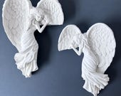 Door Corner Angel, Gothic Angel Decor for Door and Window Frames, Left or Right Facing or Pair, Custom Color — photo 7 of 20