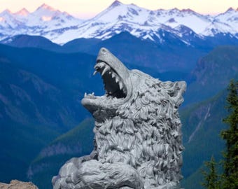 Wolf Dice Tower – 3D Printed Dungeons and Dragons RPG Accessory