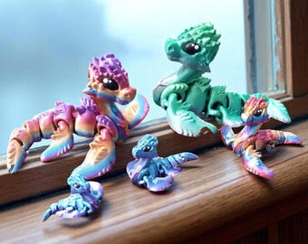 3D Printed Loch Ness Monster Figurine – Mythical Nessie Decor