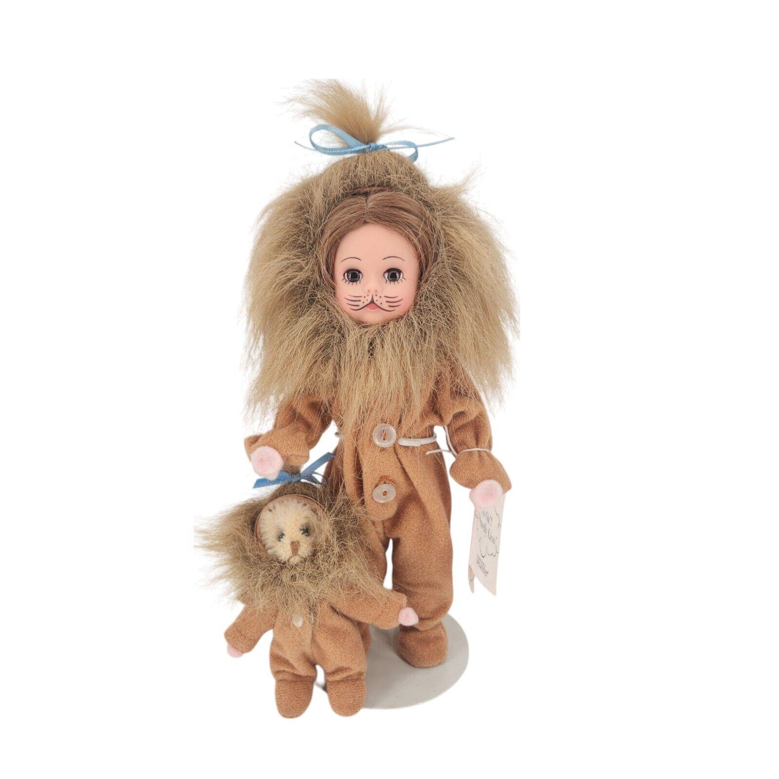 Rare "To Oz!" Cowardly Lion 1500 Limited Ed. 8" Doll # 33632 w/ Bear — photo 1 of 11