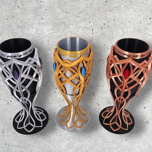 Taça Porta-Latas de Refrigerante | Utensílios para Bebidas Élficos Impressos em 3D