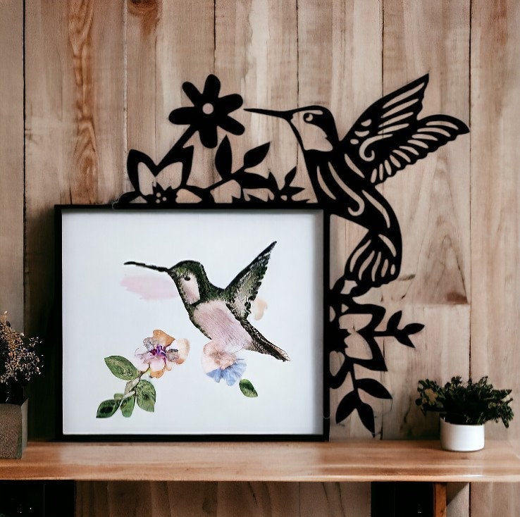 3D Printed Hummingbird Handmade European Front Door Decoration - Unique Door Corner Art — photo 1 of 11