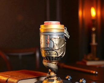 3D Printed Dragon Soda Goblet – Fantasy Gamer Drink Holder