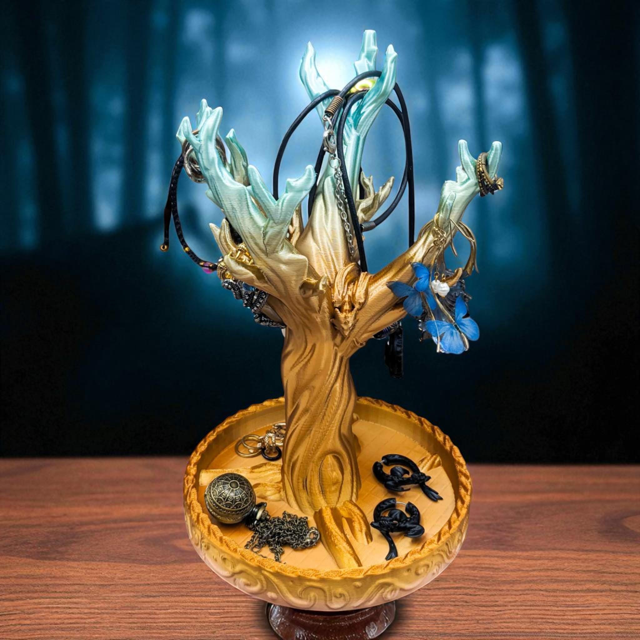 Dragon Jewelry Tree – 3D Printed Fantasy Decor, Dice Storage — photo 1 of 10