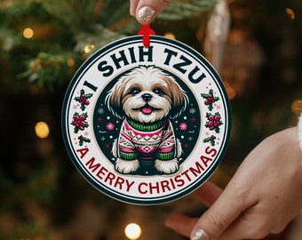 【SOLD】クリスマス⭐オーナメント ３個セット シーズー ゼットクラフト Z-CRAFT クリスマス オーナメント 52個セット XO2023