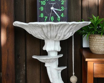 3D Printed Mushroom Shelf – Eco-Friendly Wall Decor, Nature Inspired