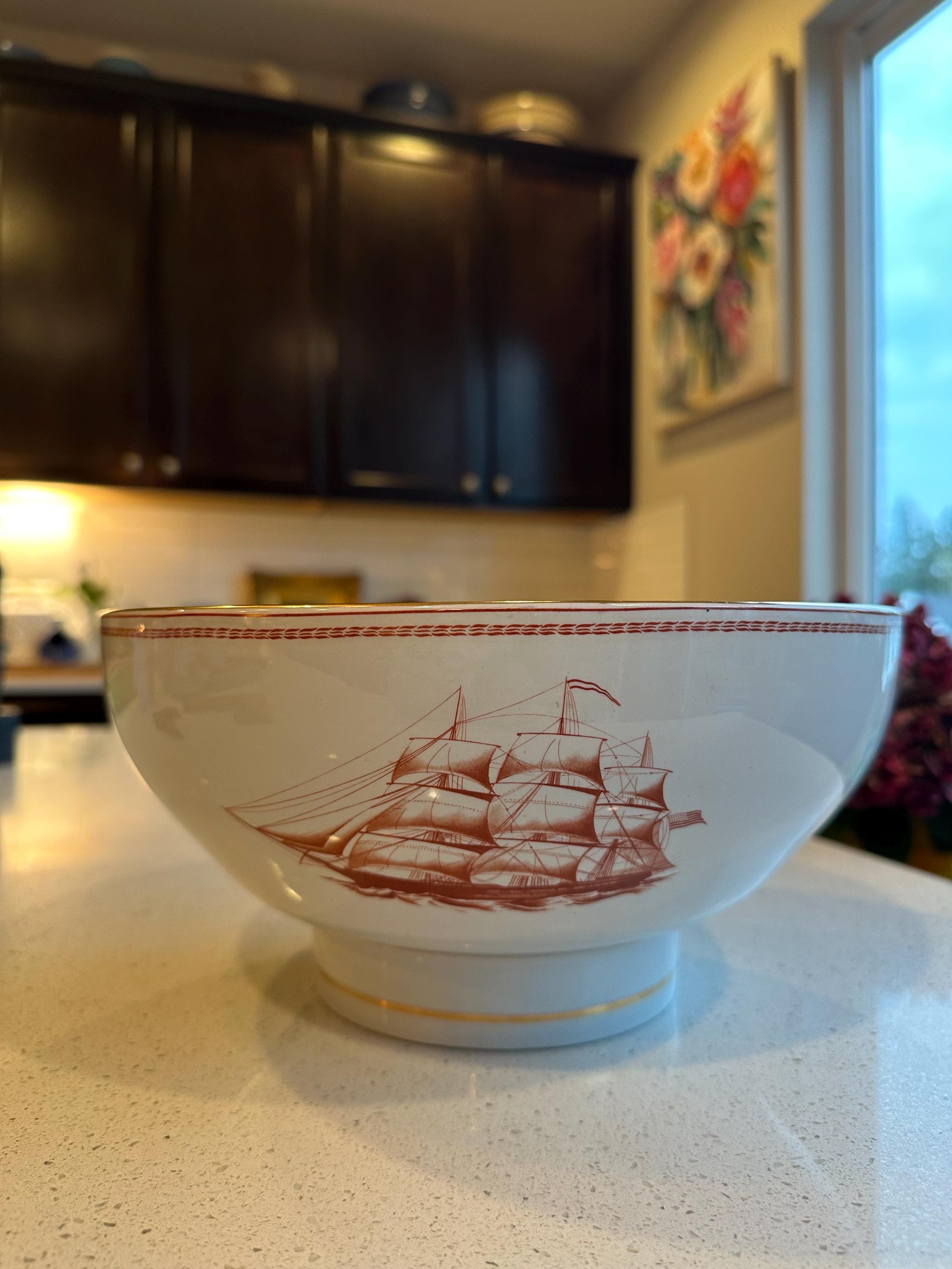 Nautical Ship Bowl - Etsy