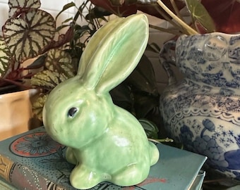 Vintage Wade Heath Marmaduke Rabbit | Flaxman Ware Art Deco Bunny Figurine | English Pottery 1930s