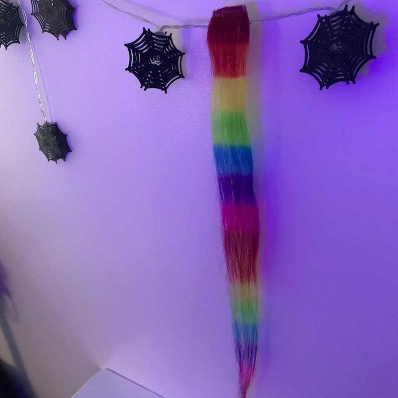 custom-rainbow-scene-kid-raccoon-tail-hair-extension-etsy-australia