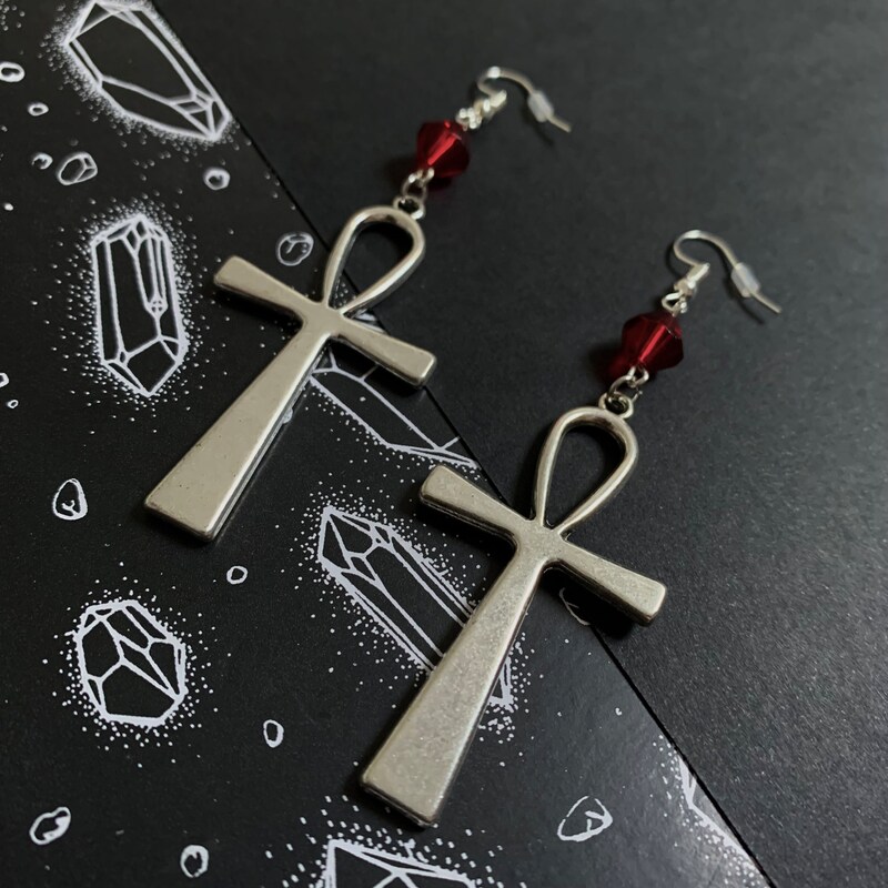 Ankh Of Osiris Earrings