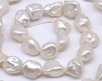 22 mm SQUARE reborn Keshi nucléés Freshwater Pearl Pendentif Boucle d'oreille Set Fleur 22 mm SQUARE reborn Keshi nucléés Freshwater Pearl Pendentif Boucle d'oreille Set Fleur