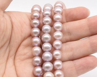 Natural 9-10mm Light sea green pearl nugget beads Genuine Gemstone