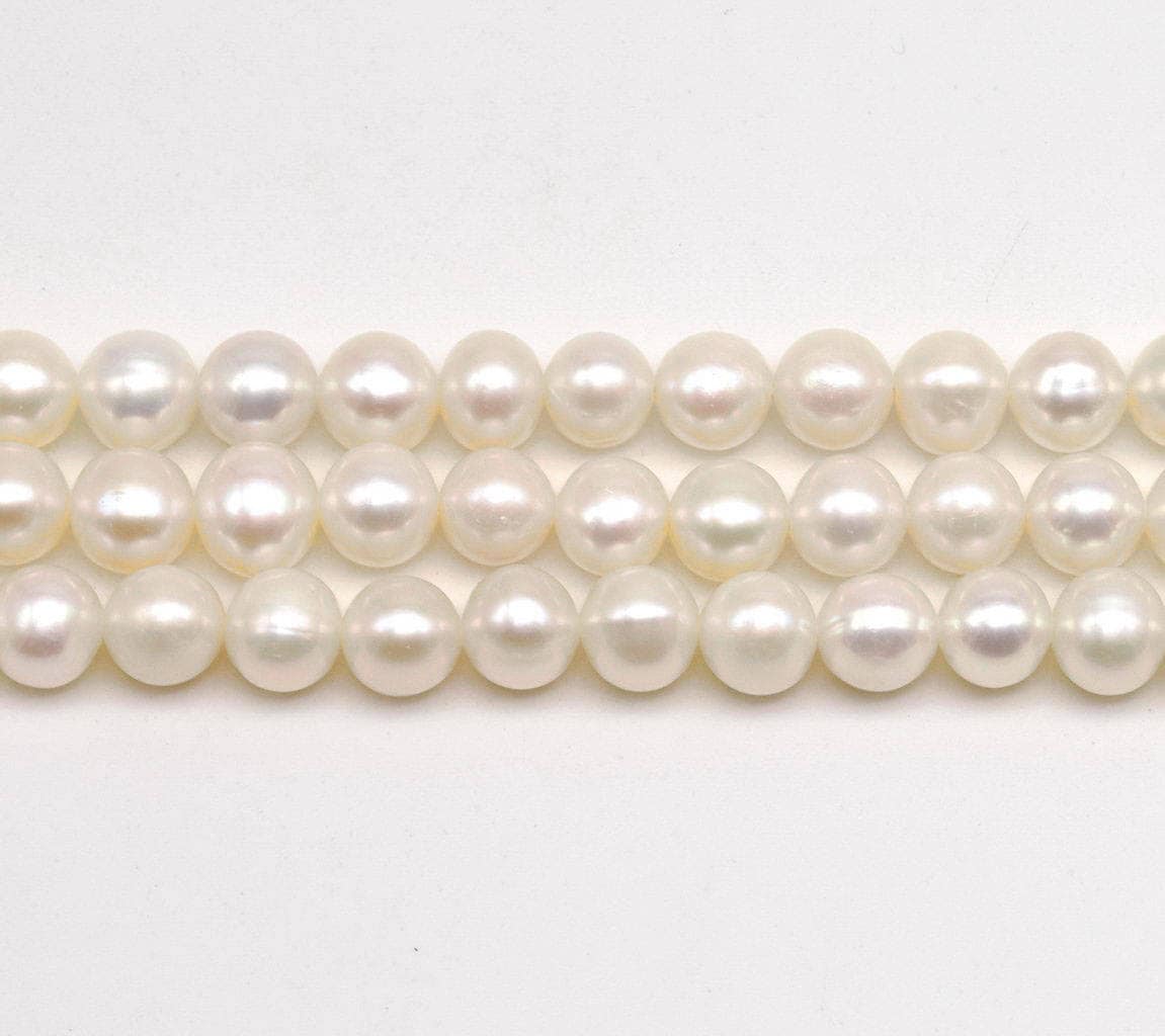 Round Non-peeling ABS Pearls with Holes in 2023