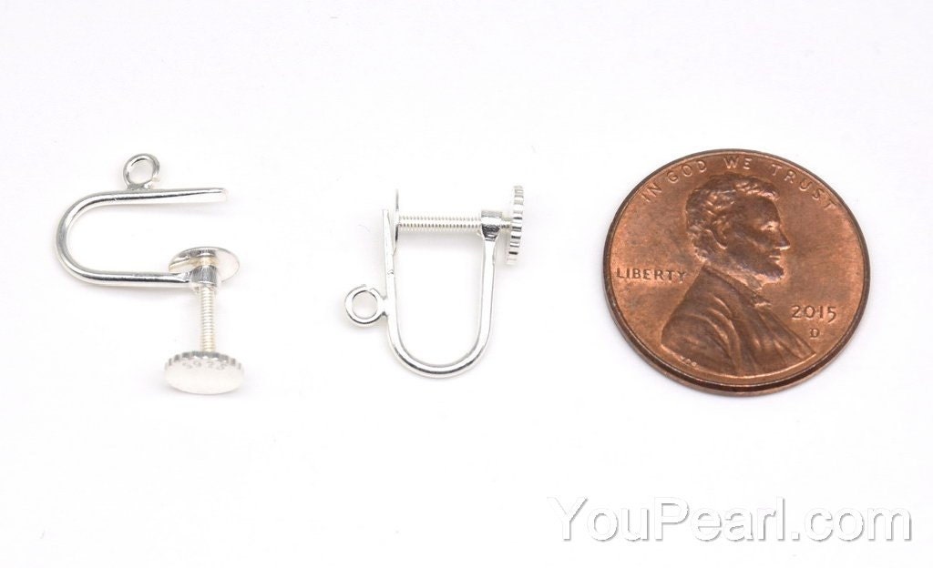 Sterling Silver 925 Replacement Single Friction Push Back for Stud Earring  Small - Findings Outlet