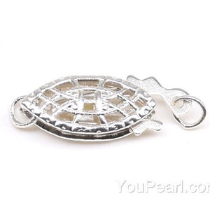 10pcs Necklace Clasp Hook Creative Alloy Oval Fish Slide Clasps