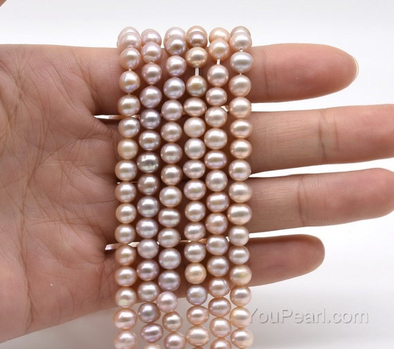 Perle Rose Naturelle Forée 31,30 Carats – Idée Créations Bijoux