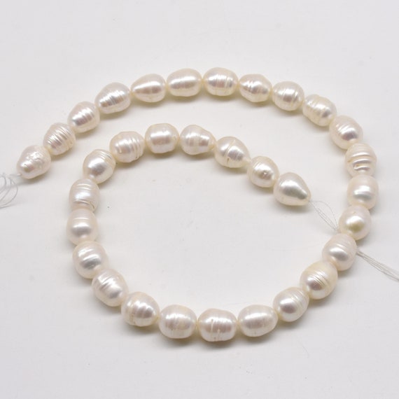 Stunning Natural White Baroque Freshwater Pearl Necklace - 28/33/60 Inch Long Strand