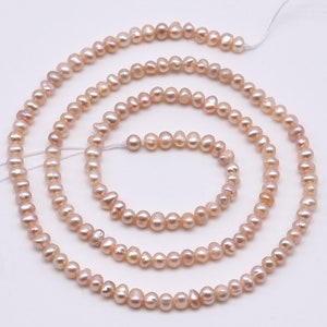 Seed pearl 2.5-3mm, cultured white pearl potato seed pearls, genuine freshwater pearl beads, loose pearl wholesale, full strand, FS400-XS Lavender