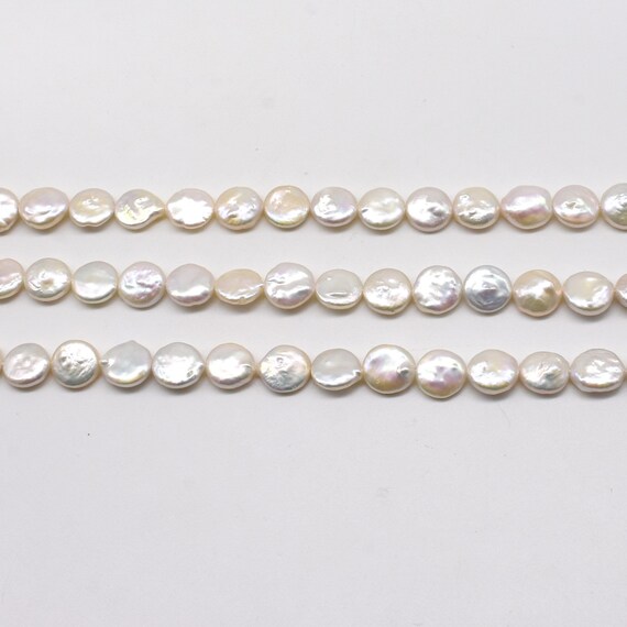 Natural Coin Pearl Stud Earrings - Shanali Jewelry Natural Coin Pearl Stud Earrings - Shanali Jewelry