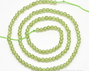 2mm 3mm peridot beads, A grade natural green peridot beads, loose gem stone round beads, genuine stone beads strand wholesale, PRD20X0