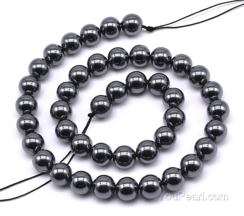 2 Strands/lot 4mm-10mm Gunmetal Flat Faceted Hematite Beads, Stone Beads