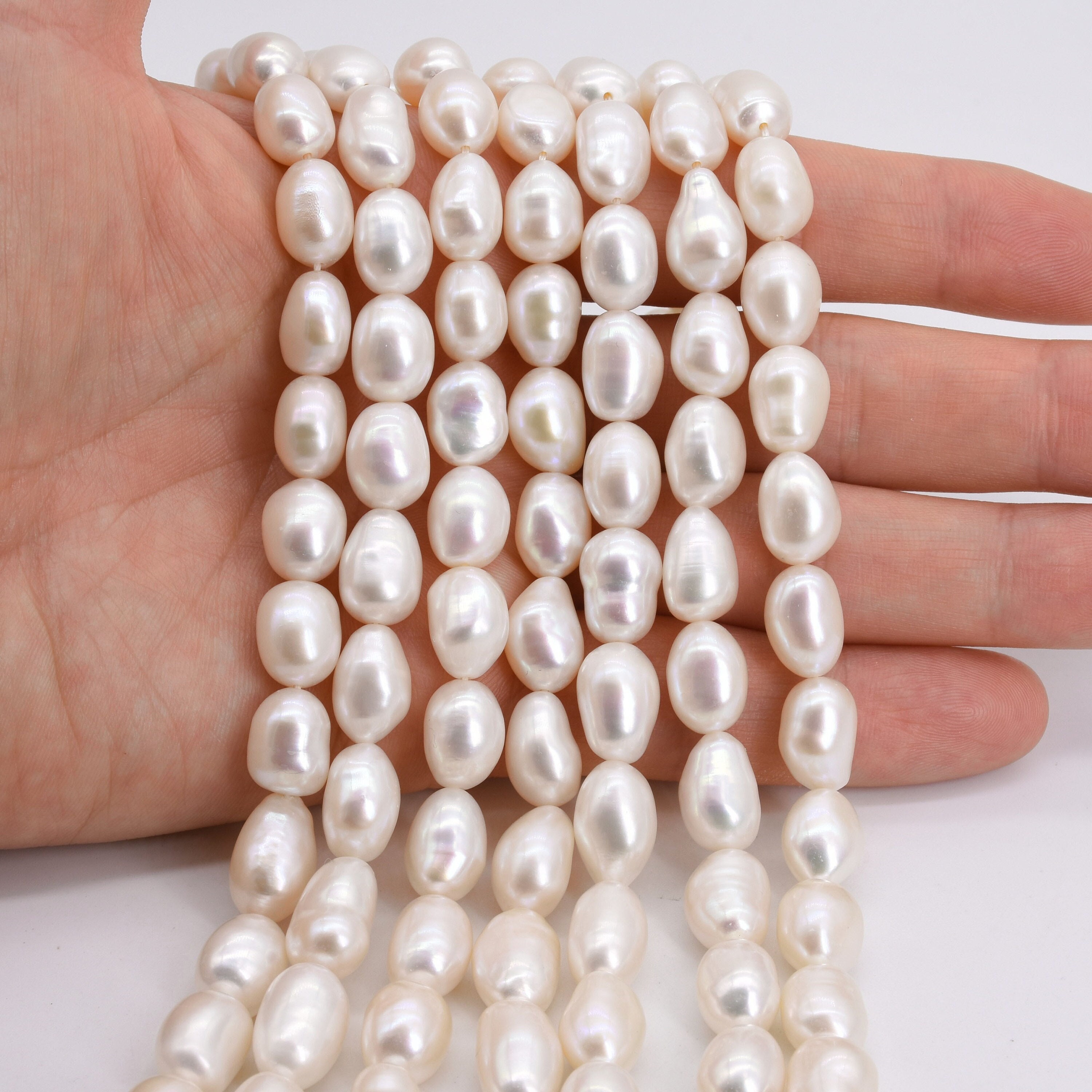 AAA Natural Freshwater Pearl Beads, 4mm 5mm, 6mm, 8mm, 9-10mm,11