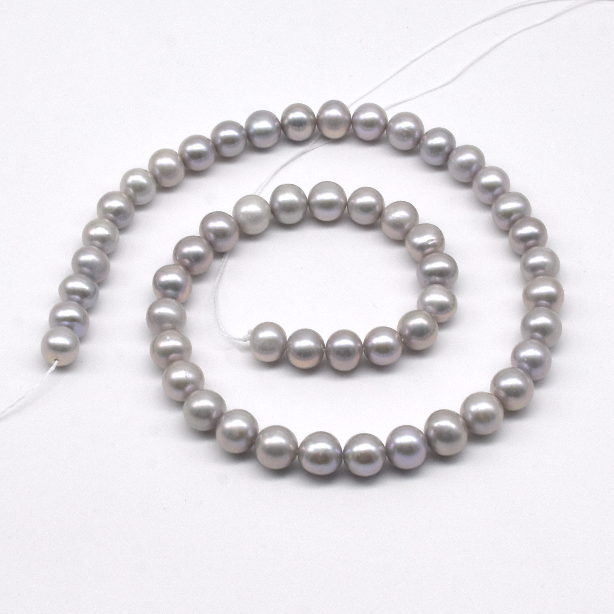 Beautiful fresh water pearl beaded necklace with a... - Depop