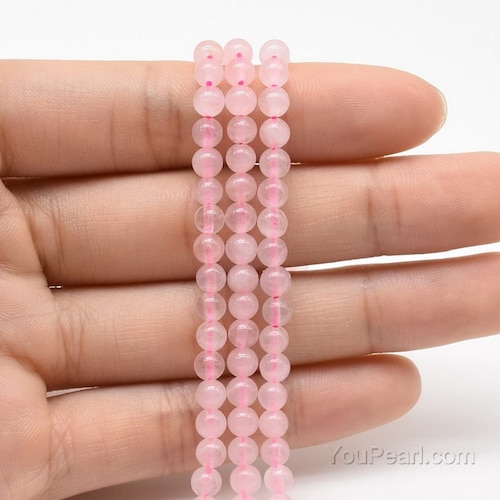 3mm 4mm 6mm 8mm 10mm 12mm Rose Quartz 