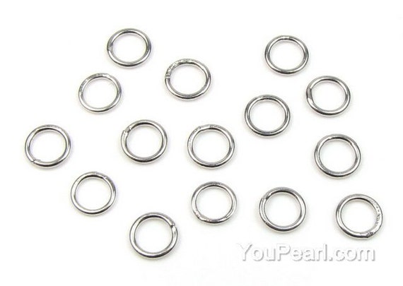 37-295-540 Sterling Silver Jump Ring, Round - 4mm, 19.5-gauge - Rings &  Things