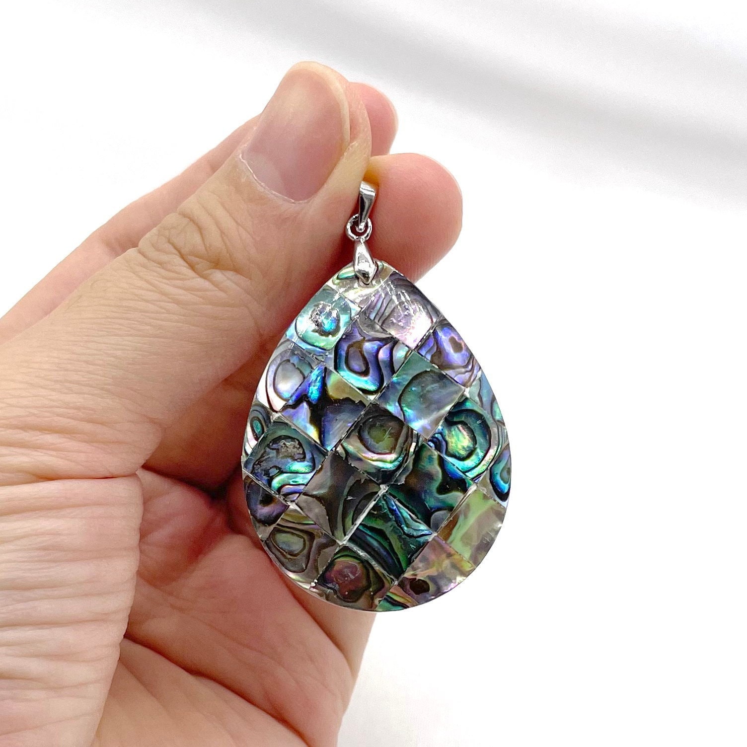 Pendentif Argent Avec Opale Et Coquillage - Superbe Bijou Neuf Sans Emballage