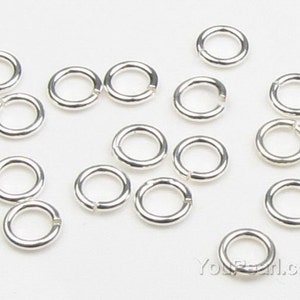 9mm Sterling Silver Round Open Jump Ring (1-Pc