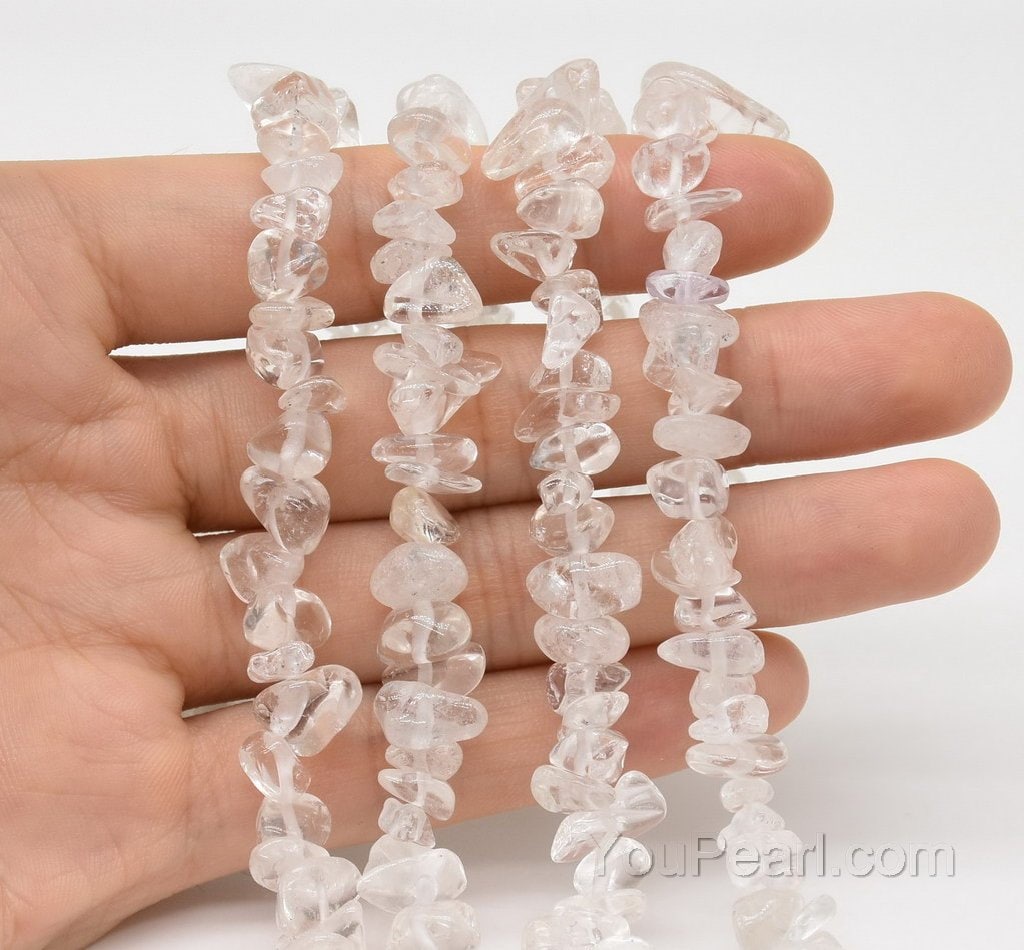 Crystal quartz beads 57mm chip natural gem bead loose Etsy