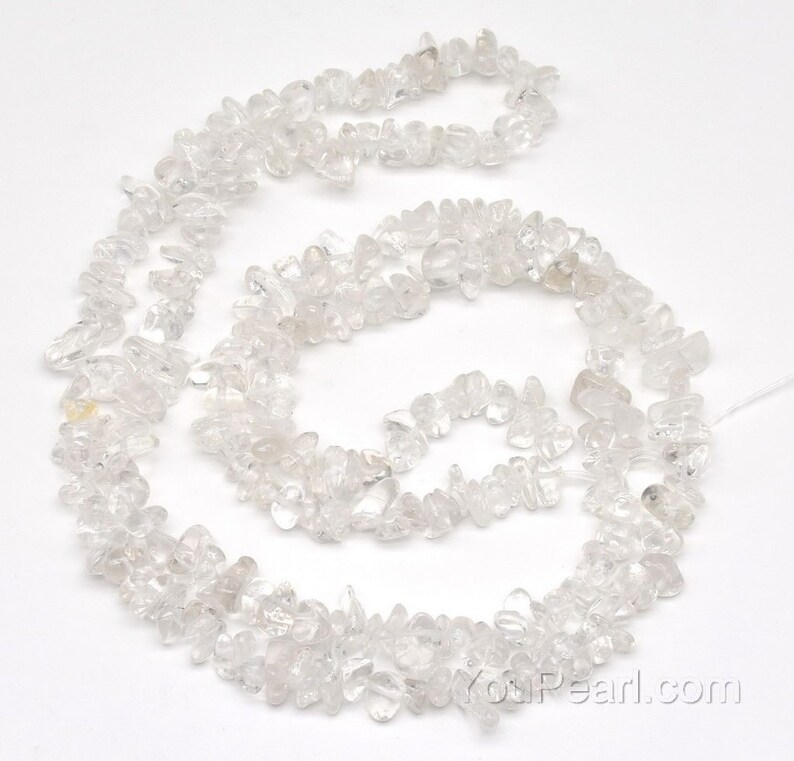 Crystal quartz beads 57mm chip natural gem bead loose Etsy