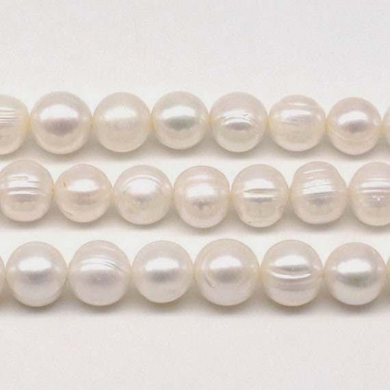 desconectado Brisa Saludo Perlas genuinas de agua dulce perlas blancas grandes de 12-13 - Etsy México