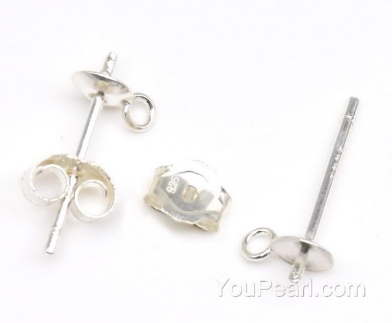 ORECCHINI FARFALLA ARGENTO STERLING 925 STAMPATI SCHIENALI ROTOLI - Foto 8