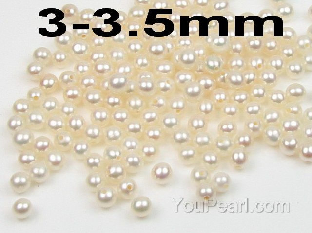 Flat Back Pearls - Three Neutral Colors