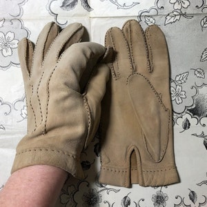 gants laine et fourrure gris fabriqués en France par Brokante