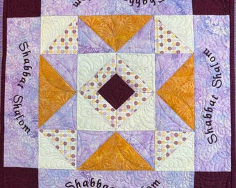 Quilt 2End Altzheimer’s Challah Cover