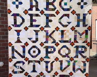 Scrappy A-B-C Quilt