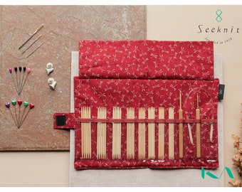 Seeknit Amigurumi Set, Knitting Animals, Bamboo Knitting Needles, Double point 10cm, Circular needles and Crochet hook for amigumi set