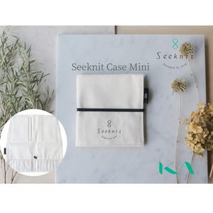 Seeknit Case Mini with 14 pockets for Interchangeable Knitting Needles, Knitting Needle Cases, Storage, Organizer , Needle Case, ID59732