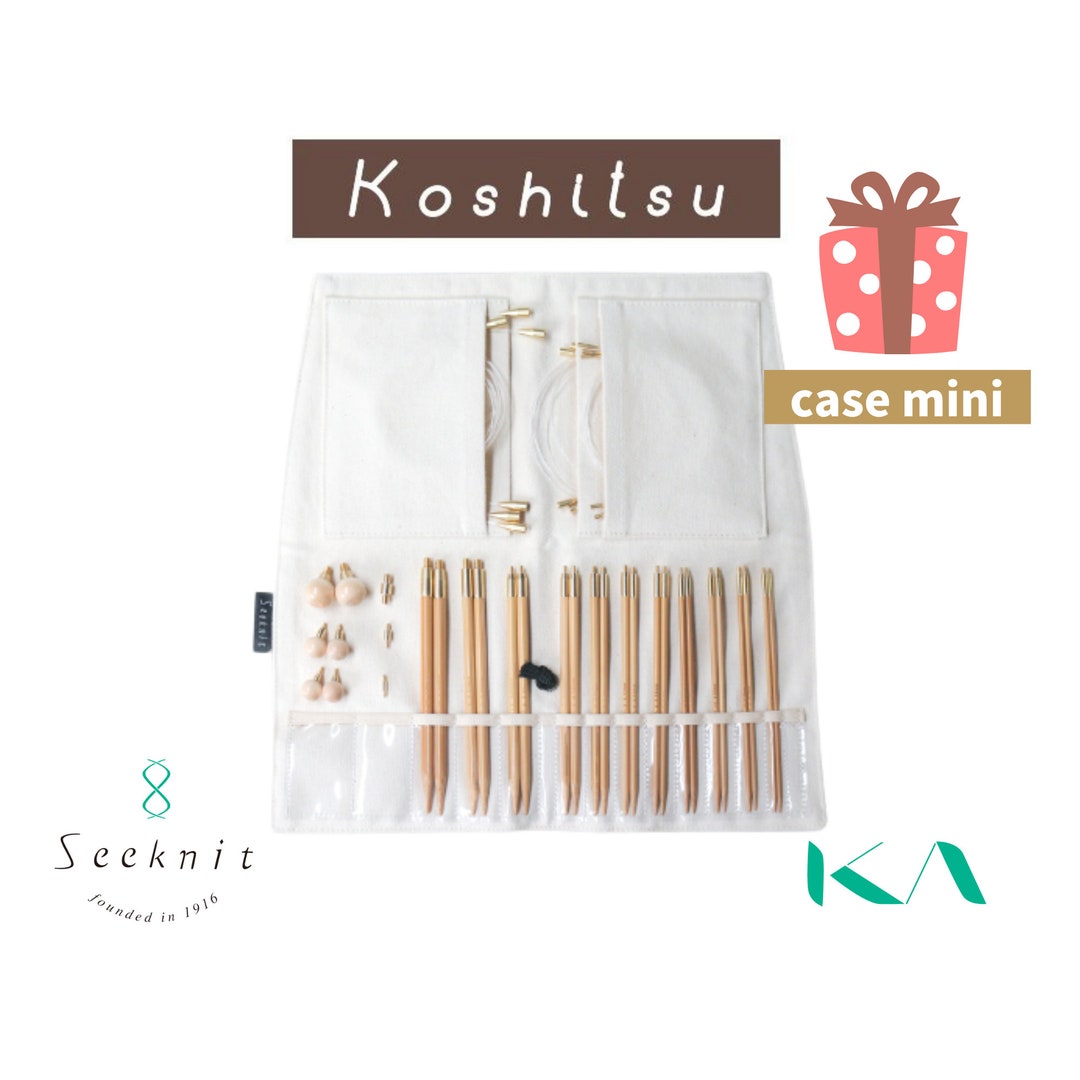 Seeknit KA58910-04 rondbreinaaldenset, bamboe, zwart, standaard