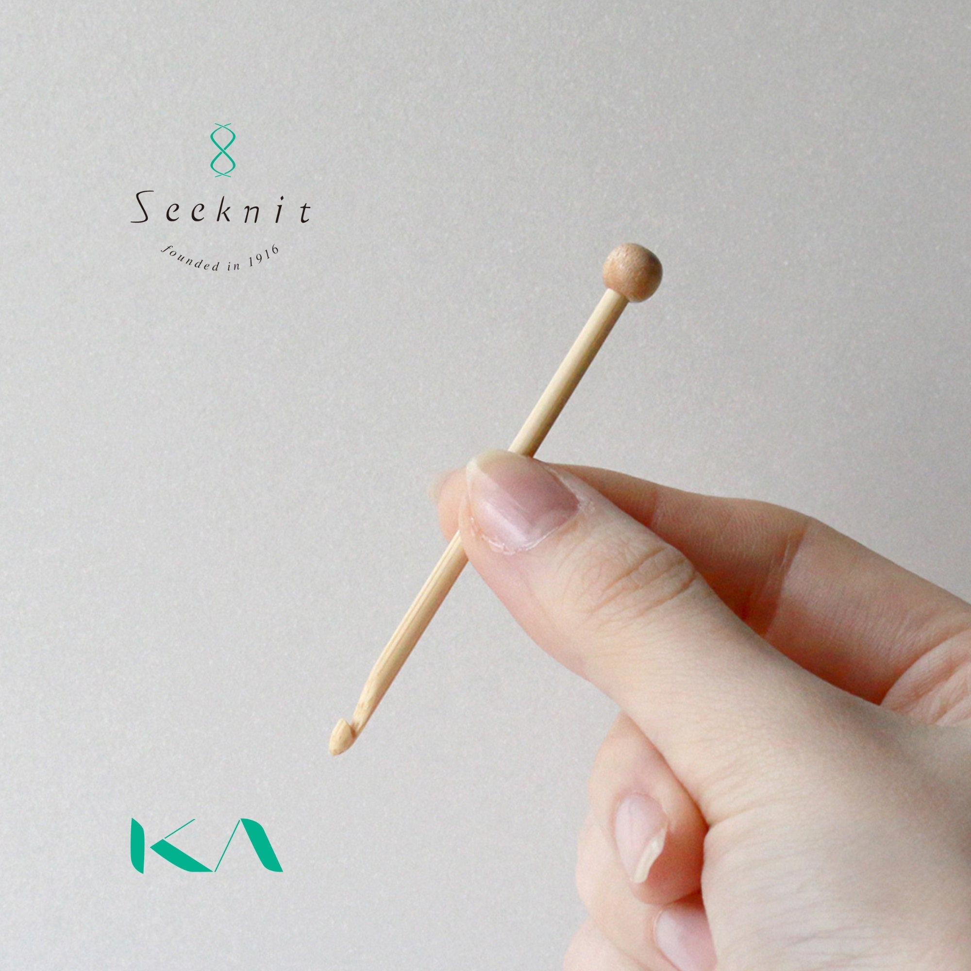 This super-smooth bamboo 4 mm crochet hook is made by Japanese artisan and  is perfect for any type o