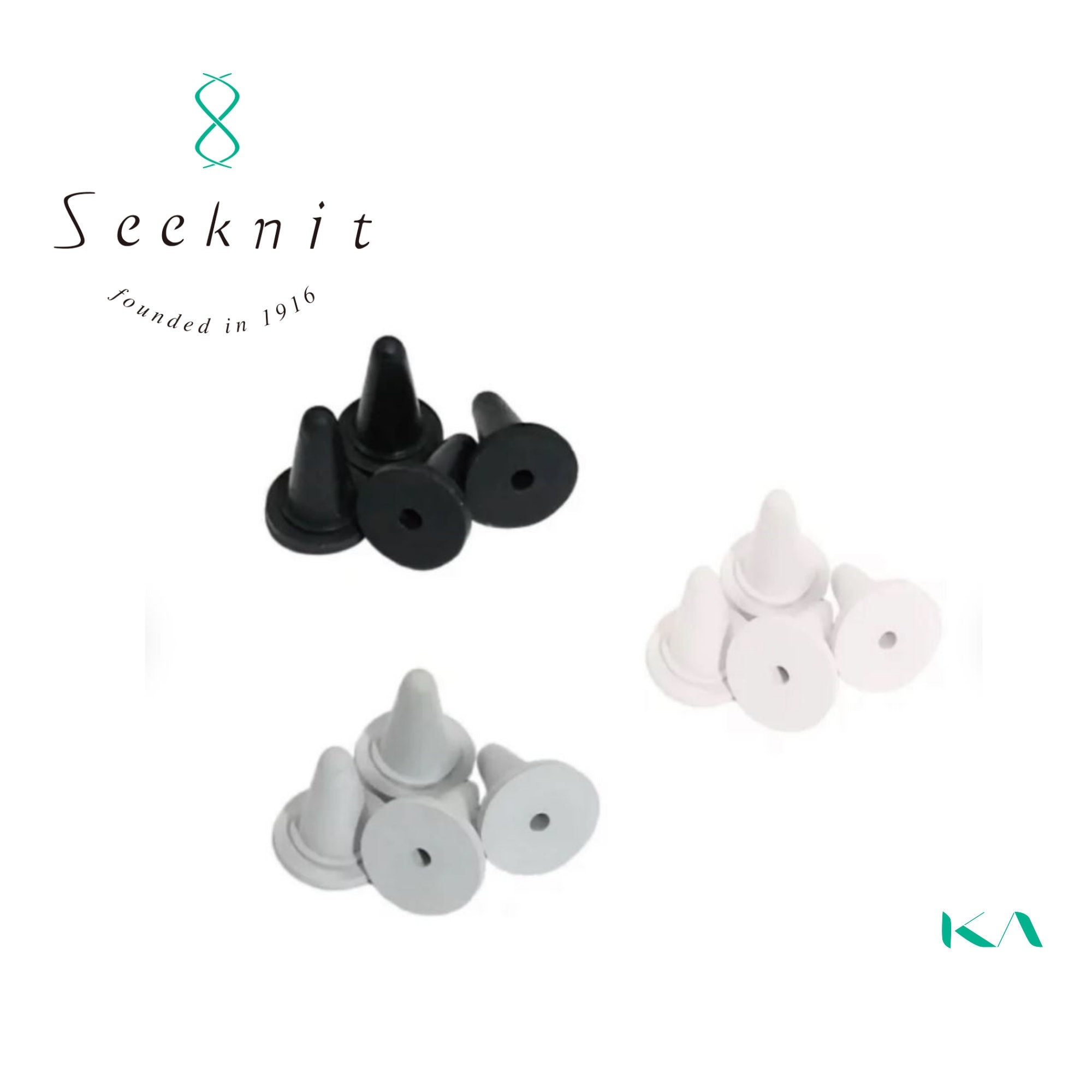 Seeknit, Point Protectors, Knitting Needle Rubber Point Protectors, Size, Rubber, S, M, L, Set of 4