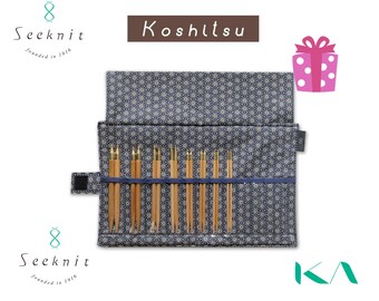 Seeknit, Koshitsu ML Set Europe for Interchangeable Circular Knitting Needles 8 Size 5 inch / 12.5 cm, Size 3.75 mm - 8.00mm, ID58920
