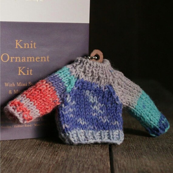 Knitting Pattern, Mini Sweater, Christmas Ornament, Advent