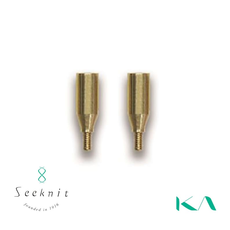 Convertitore intercambiabile Seeknit, set da 2, convertitore di giunzione, connettore per cavo, cambio di misura, ferri da maglia, maglia, ricambio immagine 1
