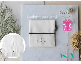 Seeknit Case Mini with 14 pockets for Interchangeable Knitting Needles, Knitting Needle Cases, Storage, Organizer , Needle Case, ID59732