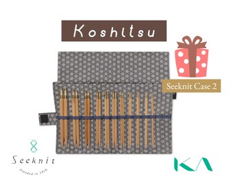 Seeknit Koshitsu 5.5inch / 14.0cm Standard Set Nordic, Interchangeable Circular Bamboo Needle, ID58860